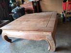 Houten salontafel, Huis en Inrichting, Tafels | Salontafels, Ophalen, 50 tot 100 cm, Vierkant, 50 tot 100 cm