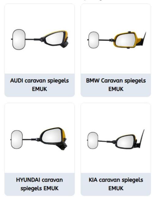 Caravan spiegels op maat voor vele merken! Bekijk de website, Caravans en Kamperen, Caravanaccessoires, Nieuw, Ophalen of Verzenden