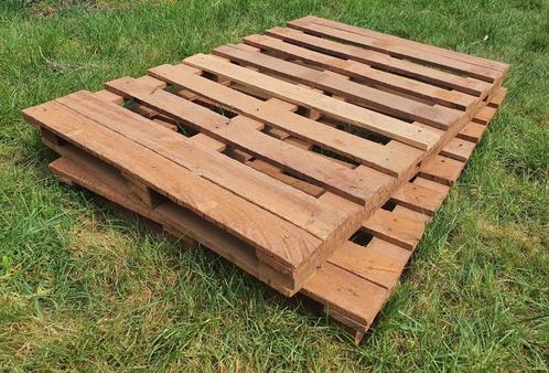 Hardhouten pallets te koop, Doe-het-zelf en Bouw, Hout en Planken, Zo goed als nieuw, Pallet, Overige houtsoorten, Minder dan 200 cm