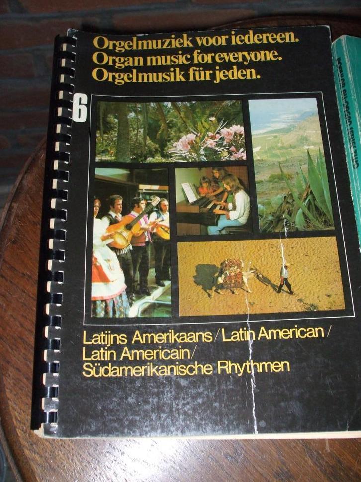 Muziekboeken, partituren voor orgel, Muziek en Instrumenten, Bladmuziek, Gebruikt, Orgel, Ophalen