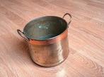 Koperen cache pot, Antiquités & Art, Antiquités | Bronze & Cuivre, Enlèvement ou Envoi, Cuivre