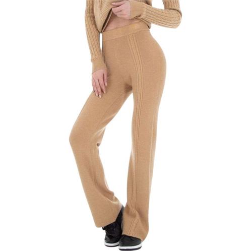 Broek hoge taille beige one size, Kleding | Dames, Broeken en Pantalons, Nieuw, Beige, Lang, Verzenden