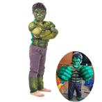 Hulk kostuum voor kids met of zonder handschoenen, Garçon ou Fille, 122 à 128, Envoi, Neuf