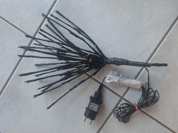 Fonkelende kerstverlichting - 3m kabel - fakkel / maretak, Diversen, Kerst, Zo goed als nieuw, Ophalen of Verzenden