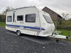 Hobby de luxe 450 UF met mover en voortent, Caravans en Kamperen, Hobby, Bedrijf, Schokbreker, 6 tot 7 meter