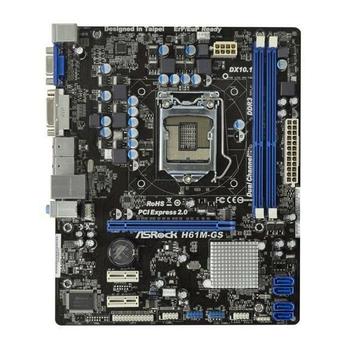 ASRock H61M-GS (Nieuw) beschikbaar voor biedingen