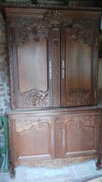 Norman eikenhouten dressoir met 2 delen, Ophalen, 100 tot 150 cm, 200 cm of meer, Eikenhout