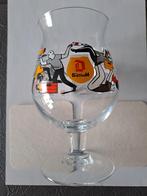 Duvel moortgat glas Les Berthom Modri, Verzamelen, Ophalen of Verzenden, Zo goed als nieuw, Duvel