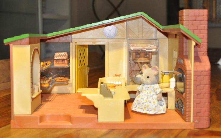 Sylvanian Families: „Bakkerijwinkel”, Kinderen en Baby's, Speelgoed | Poppenhuizen, Zo goed als nieuw, Poppenhuis, Ophalen of Verzenden
