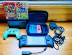 SWITCH V1 + 3 GAMES. Vaste prijs. Moet niet weg., Enlèvement ou Envoi, Avec 1 manette, Utilisé, Switch Original