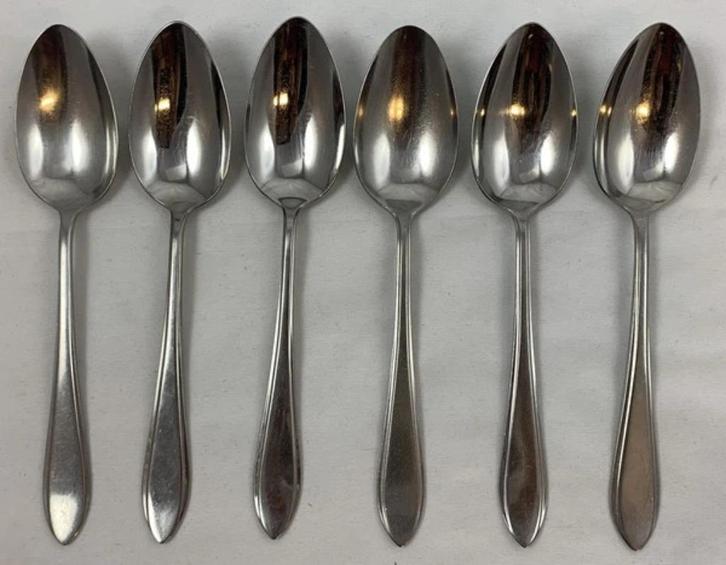 Gero Zilmeta Puntfilet 718 tafellepel set 6 stuks lepel 21cm, Huis en Inrichting, Keuken | Bestek, Zo goed als nieuw, Verzenden
