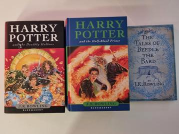 Harry Potter hardcovers disponible aux enchères