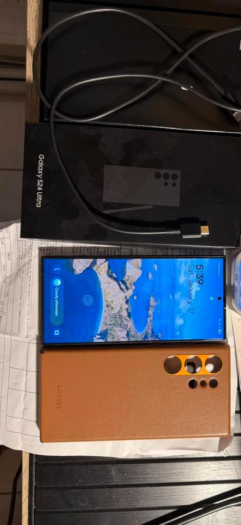 Samsung Galaxy S24 Ultra 256GB, Télécoms, Téléphonie mobile | Motorola, Comme neuf, Enlèvement