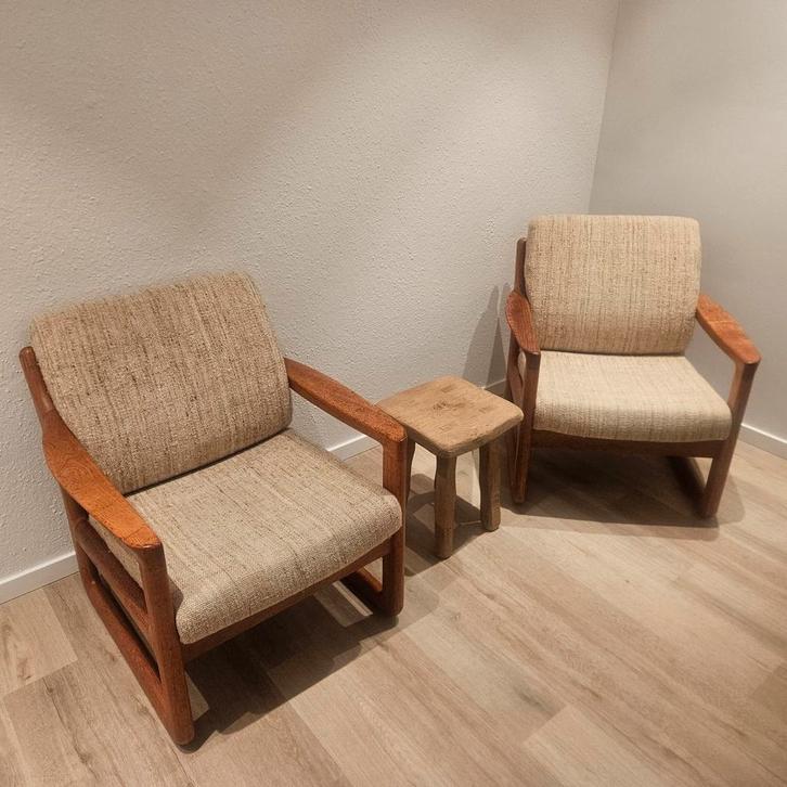 Zeldzame set silkeborg mobelfabrik, Huis en Inrichting, Zetels | Zetels en Chaises Longues, Ophalen