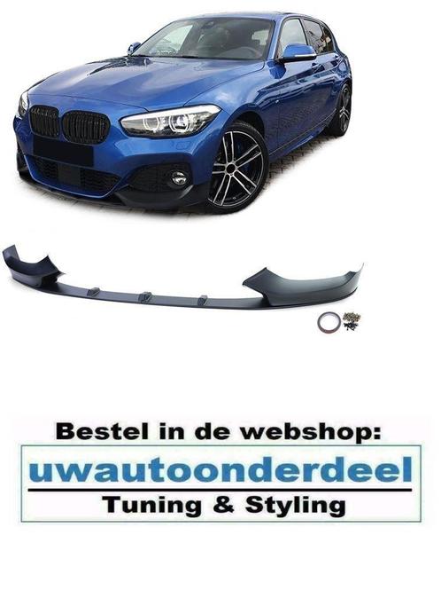 Spoiler Splitter Mat Zwart Voor Bmw 1 Serie F20 F21 LCI M Pa, Auto diversen, Tuning en Styling, Verzenden
