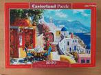 puzzle 1000 pièces - Castorland - Santorin, Enlèvement ou Envoi, 500 à 1500 pièces, Comme neuf, Puzzle