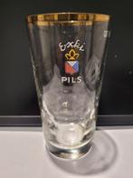oud Exki Pils geëmailleerd bierglas, Verzamelen, Ophalen of Verzenden, Gebruikt, Glas of Glazen, Overige merken