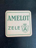 Oud viltje brouwerij AMELOT te ZELE, Enlèvement ou Envoi, Comme neuf, Sous-bock