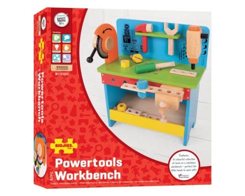 Nieuw Bigjigs Toys werkbank, Kinderen en Baby's, Speelgoed | Houten speelgoed, Nieuw, Overige typen, Ophalen of Verzenden