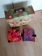 Vintage LP koffer en 2 mapjes  voor singles, Ophalen