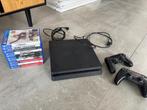PlayStation 4 - Slim - 1 TB - inclusief 10 spellen, Games en Spelcomputers, Spelcomputers | Sony PlayStation 4, Ophalen, Met games