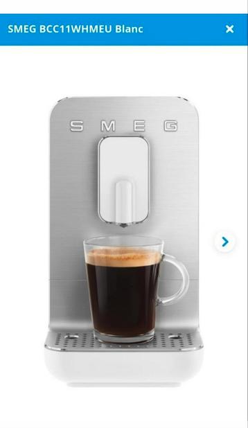 Machine à café SMEG BBC11WH NEUF, Enlèvement, Neuf