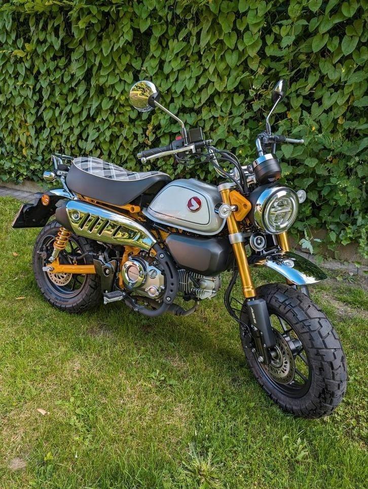 Honda Monkey 125cc - Avec garantie jusqu'en 2028 - 750 km., Motos, Motos | Honda, Particulier, jusqu'à 11 kW, 1 cylindre, ABS