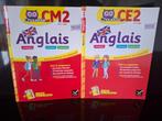 2 Manuels d'anglais 8-9 ans et 10-11 ans, Ophalen of Verzenden, Nieuw