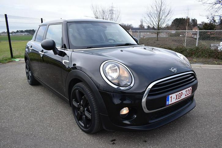 Mini One 5 Portes 1.5 diesel 2018 Full Black, Autos, Mini, Particulier, One, ABS, Airbags, Air conditionné, Alarme, Bluetooth