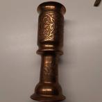 TRENCH ART koper WW 1 mooi uitgewerkte obus, Verzamelen, Ophalen, Landmacht, Hulzen of Bodemvondsten
