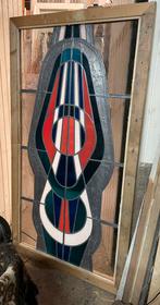 Glas in lood ramen guy massinon, Antiek en Kunst, Ophalen