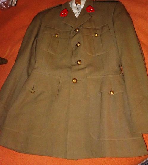 Vest ABL CPT. Cdt. Scharlaken kraagspiegel, Verzamelen, Militaria | Algemeen, Landmacht, Kleding of Schoenen, Verzenden