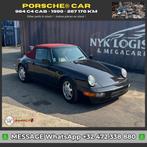 Porsche 964 Carrera 4 Cabriolet 3.6 (1990) — 267.170 km, Auto's, Porsche, 4 zetels, Zwart, Cabriolet, Zwart