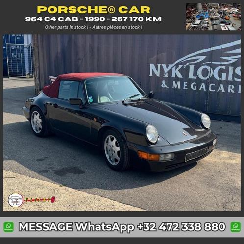 Porsche 964 Carrera 4 Cabriolet 3.6 (1990) — 267.170 km, Auto's, Porsche, Particulier, Te koop, Benzine, Cabriolet, 2 deurs, Handgeschakeld