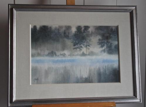 Aquarel van Xavier Swolfs., Antiek en Kunst, Kunst | Schilderijen | Modern, Ophalen