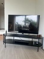 Modern zwart tv-meubel – uitstekende staat, Ophalen, 100 tot 150 cm, Modern/Scandinavisch, Zo goed als nieuw