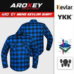 Chemise de moto en flanelle et Kevlar bleue neuf M, Envoi, Neuf, avec ticket, Enfants, Manteau | tissu