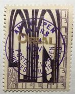 1928. ORVAL.25+5c.Cachet violet. MLH. Gomme orig., Gomme originale, Autocollant, Art, Enlèvement ou Envoi