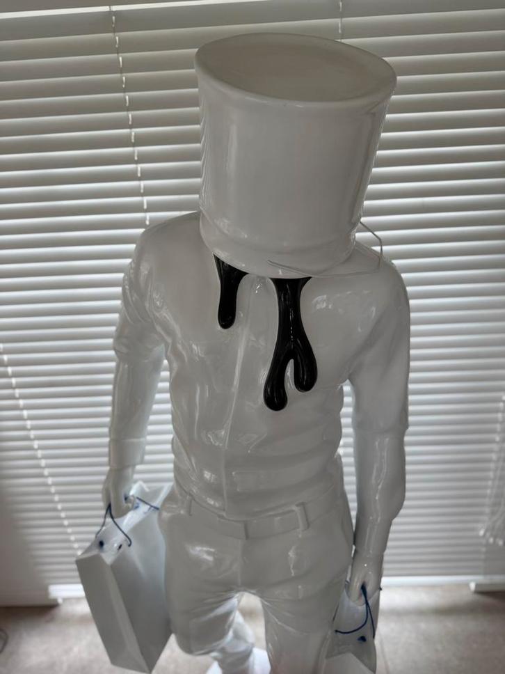 Groot beeld van David David - shopping man, Antiek en Kunst, Kunst | Designobjecten, Ophalen