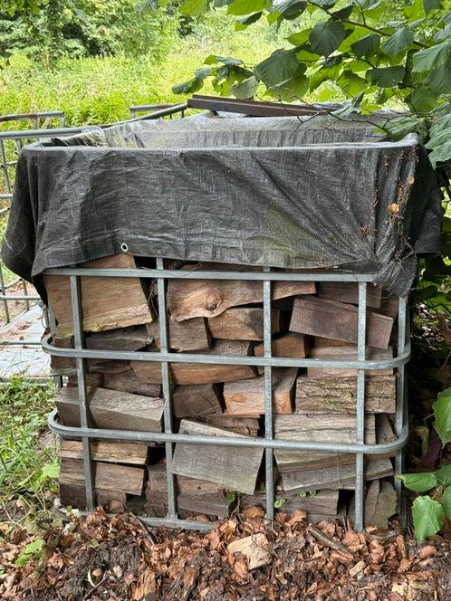 Gemengd droog brandhout – €120/m³ – Afhaling in Gent, Tuin en Terras, Brandhout, Blokken, Overige houtsoorten, Minder dan 3 m³