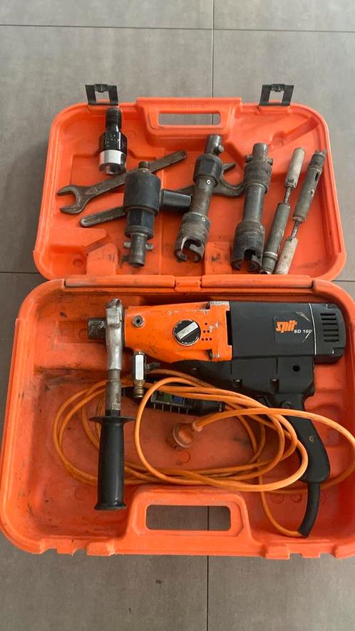 Carotteuse spit sd 160 plus adaptateur plus allonge plus…, Doe-het-zelf en Bouw, Gereedschap | Boormachines, Gebruikt, Ophalen