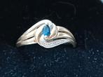 Mooie 18 karaat gouden ring met saffier 2,3 gram, Handtassen en Accessoires, Ringen, Ophalen