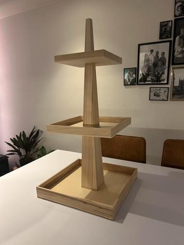 Doopsuiker etagère Ava hout  beschikbaar voor biedingen