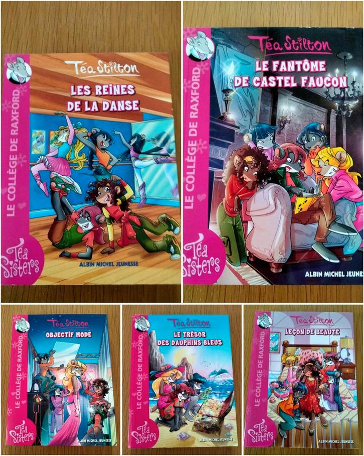 Lot 5 livres - Téa Stilton, Boeken, Kinderboeken | Jeugd | onder 10 jaar, Zo goed als nieuw, Ophalen