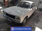 Peugeot 304 SL 1977 | Route 66 auctions, Auto's, Oldtimers, 4 deurs, Wit, Bedrijf, Handgeschakeld