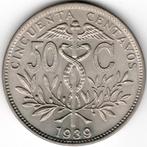 Bolivie : 50 Centavos 1939 KM#182 Ref 15034, Timbres & Monnaies, Monnaies | Amérique, Amérique du Sud, Enlèvement ou Envoi, Monnaie en vrac