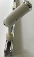 Set 6 Witte Railspots + 2 Witte Rails Staff  Totaal: 20€, Ophalen, Gebruikt, Metaal of Aluminium, Modern