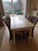 Tafel en 4 stoelen, Huis en Inrichting, Ophalen, Gebruikt