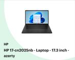 HP 17 inch AZERTY Laptop, 8 GB, Nieuw, HP, SSD