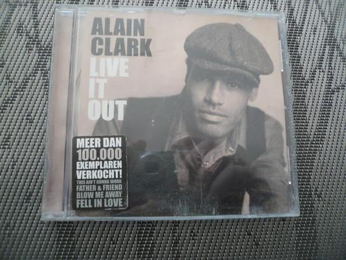 ALAIN CLARK Live it out, CD & DVD, CD | Pop, Utilisé, Enlèvement ou Envoi